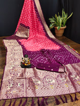Imposing Kanjivaram Silk Saree Gajree Color Saree